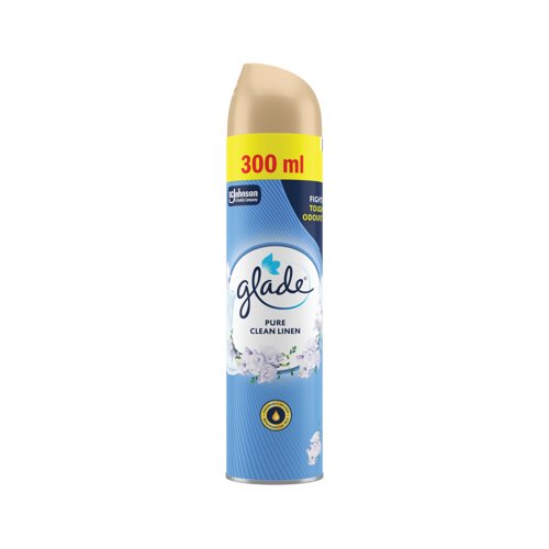 Glade Air Freshener Clean Linen 300ml (Pack of 12) 353256 Glade Air Freshener Clean Linen 300ml (Pack of 12) 353256