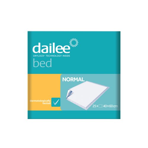 Dailee Bed Normal Protector Pad 400x600mm (Pack of 25) I0400040 Dailee Bed Normal Protector Pad 400x600mm (Pack of 25) I0400040