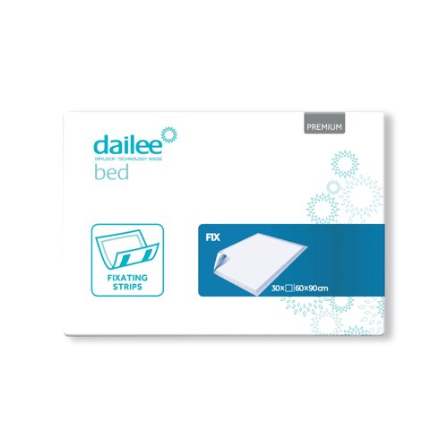 Dailee Bed Premium Fix Protector Pad 600x900mm (Pack of 30) I0400180 Dailee Bed Premium Fix Protector Pad 600x900mm (Pack of 30) I0400180