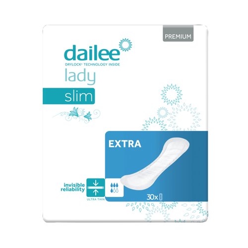 Dailee Lady Premium Slim Extra Incontinence Pads (Pack of 30) I0300190 Dailee Lady Premium Slim Extra Incontinence Pads (Pack of 30) I0300190