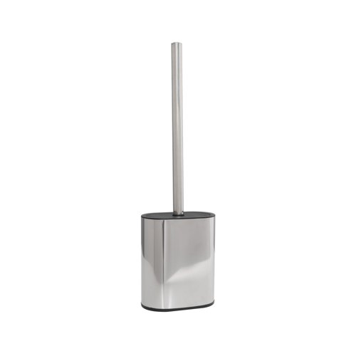 Sana Silicone Toilet Brush and Holder Polished Steel 10350 Sana Silicone Toilet Brush and Holder Polished Steel 10350