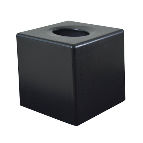 Devon Cube Tissue Box Holder Black (Pack of 6) 4621 Devon Cube Tissue Box Holder Black (Pack of 6) 4621