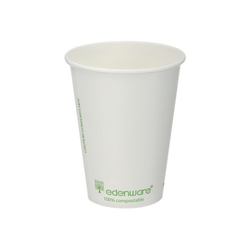 Go-Pak Single Wall Coffee Cup 12oz PLA Lined 20x50 Cups White (Pack of 1000) B01023EU Go-Pak Single Wall Coffee Cup 12oz PLA Lined 20x50 Cups White (Pack of 1000) B01023EU