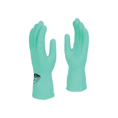 Shield Latex Rubber Household Glove 300mm Large Green (Pack of 12) GR03/9G12 Shield Latex Rubber Household Glove 300mm Large Green (Pack of 12) GR03/9G12