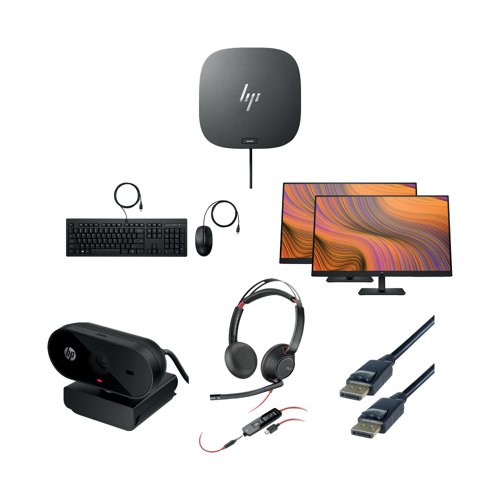 Office/Home Working Complete with Dual monitor set up Bundle Office/Home Working Complete with Dual monitor set up Bundle