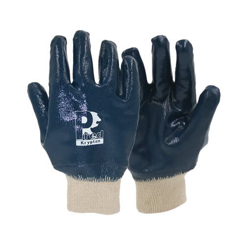 Pred Krypton Cut 1 Heavy Duty Nitrile Safety Gloves 1 Pair Blue 9 NITKW-9 Pred Krypton Cut 1 Heavy Duty Nitrile Safety Gloves 1 Pair Blue 9 NITKW-9