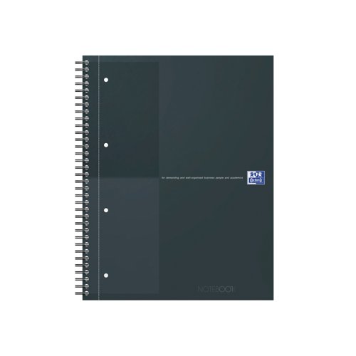 Oxford Hardback Wirebound Notebook 160 Pages Special Edition A4+ Black 400194457-S Oxford Hardback Wirebound Notebook 160 Pages Special Edition A4+ Black 400194457-S