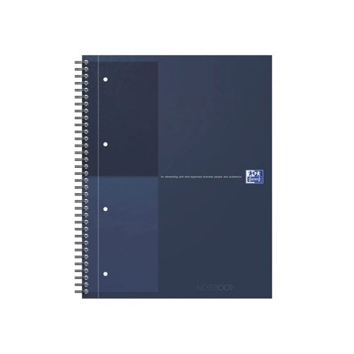 Oxford Hardback Wirebound Notebook 160 Pages Special Edition A4+ Dark Blue 400194458-S Oxford Hardback Wirebound Notebook 160 Pages Special Edition A4+ Dark Blue 400194458-S