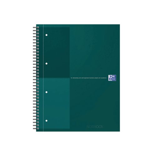 Oxford Hardback Wirebound Notebook 160 Pages Special Edition A4+ Green 400194460-S Oxford Hardback Wirebound Notebook 160 Pages Special Edition A4+ Green 400194460-S
