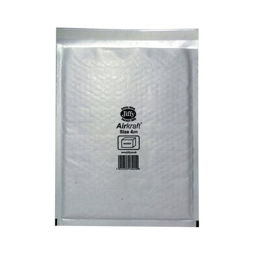AirKraft Size 4 Bubble Lined Mailer White (Pack of 100) MAKC88007 AirKraft Size 4 Bubble Lined Mailer White (Pack of 100) MAKC88007