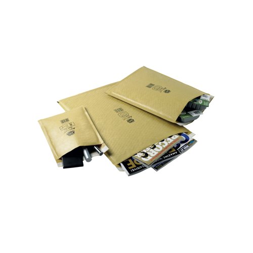 AirKraft Size 7 Bubble Lined Mailer Gold (Pack of 100) MAKC99010 AirKraft Size 7 Bubble Lined Mailer Gold (Pack of 100) MAKC99010