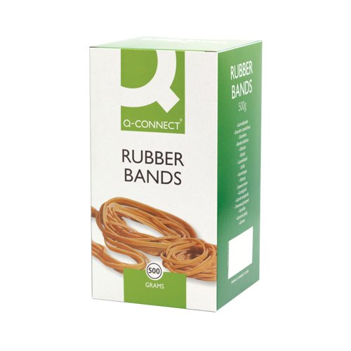 Q-Connect Rubber Bands No.14 50.8 x 1.6mm 500g KF10523 Q-Connect Rubber Bands No.14 50.8 x 1.6mm 500g KF10523