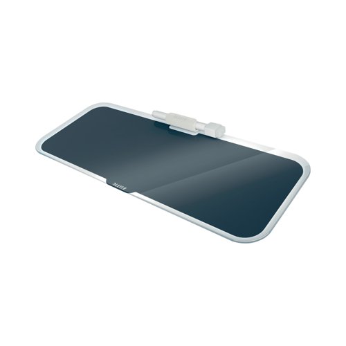 Leitz Cosy Glass Drywipe Desktop Whiteboard Pad Velvet Grey 52690089 Leitz Cosy Glass Drywipe Desktop Whiteboard Pad Velvet Grey 52690089