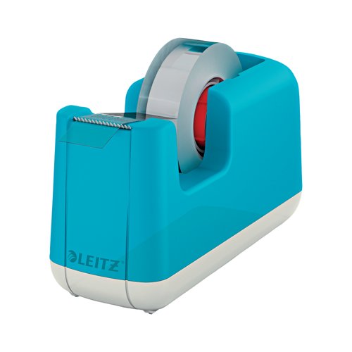 Leitz Cosy Tape Dispenser with Tape Heavy Base Calm Blue 53670061 Leitz Cosy Tape Dispenser with Tape Heavy Base Calm Blue 53670061