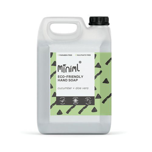 Miniml Hand Wash Cucumber Aloe Vera 5L MIN297 Miniml Hand Wash Cucumber Aloe Vera 5L MIN297