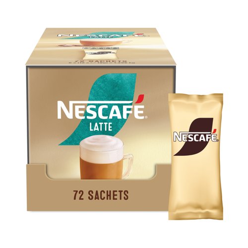 Nescafe Latte Instant Coffee Sachets (Pack of 72) 12596948 Nescafe Latte Instant Coffee Sachets (Pack of 72) 12596948