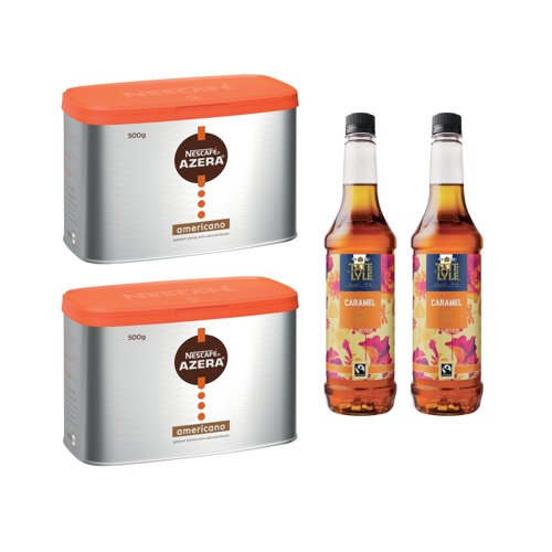 Nescafe Azera Americano Instant Coffee 500g Buy 2 Get 2 FREE Tate + Lyle Caramel Syrup Nescafe Azera Americano Instant Coffee 500g Buy 2 Get 2 FREE Tate + Lyle Caramel Syrup