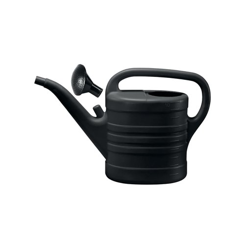 Splash Recycled Watering Can 10 Litre Black 4010529 Splash Recycled Watering Can 10 Litre Black 4010529