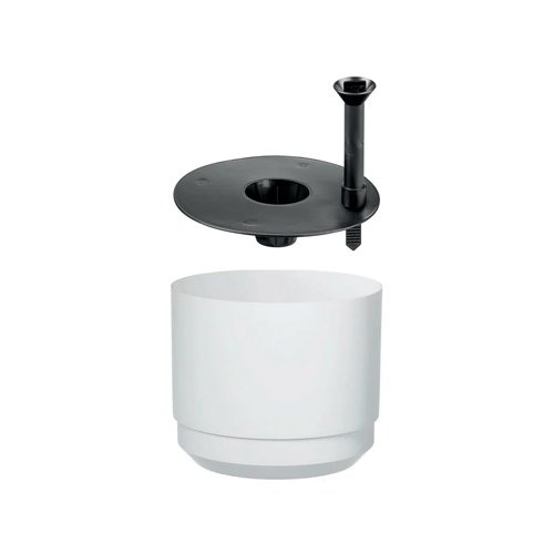 Paulina Self Watering Pot 17cm White 48110 Paulina Self Watering Pot 17cm White 48110