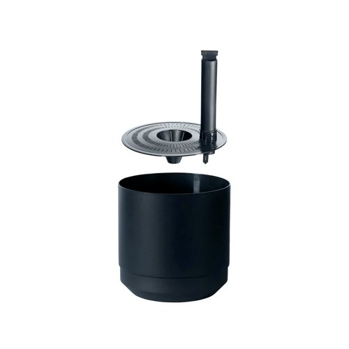 Paulina Self Watering Pot 30cm Black 48565 Paulina Self Watering Pot 30cm Black 48565