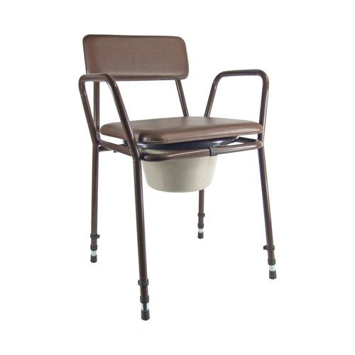 Aidapt Essex Height Adjustable Commode Chair VR161 Aidapt Essex Height Adjustable Commode Chair VR161