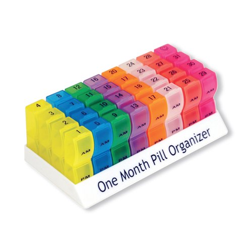 Aidapt Colourful One Month Pill Organiser VM931AC Aidapt Colourful One Month Pill Organiser VM931AC