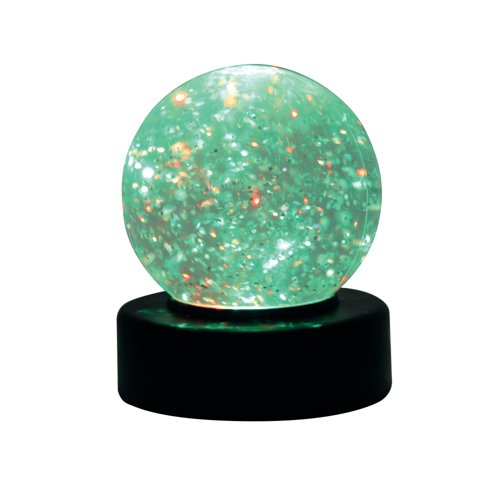 Desktop LED Light Up Glitter Ball Mood Light 100mm Battery Operated SWGB Desktop LED Light Up Glitter Ball Mood Light 100mm Battery Operated SWGB