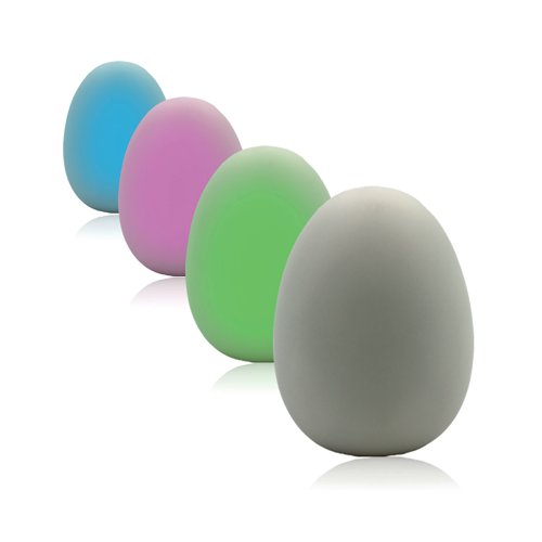 LED Sensory Light Up Egg Mood Light Battery Operated 90mm (Pack of 4) SCCE4 LED Sensory Light Up Egg Mood Light Battery Operated 90mm (Pack of 4) SCCE4