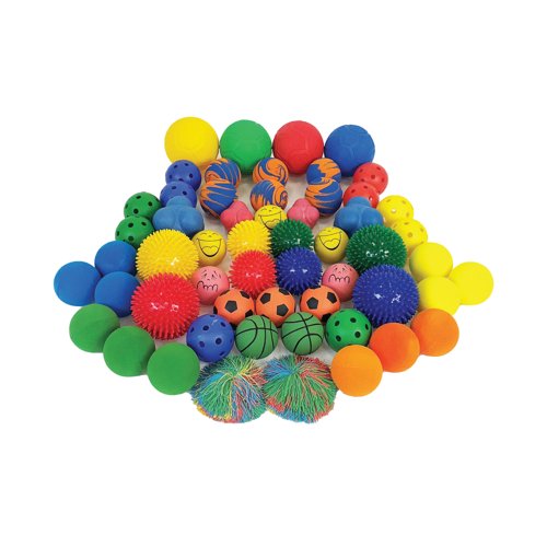 Playsense Little Ball Pack Assorted Size and Colours (Pack of 56) EY-31202-000K Playsense Little Ball Pack Assorted Size and Colours (Pack of 56) EY-31202-000K