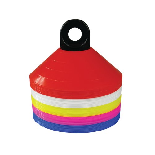 Lightweight Spacemarkers/Cones Plastic Assorted (Pack of 50) FB-07356-050K Lightweight Spacemarkers/Cones Plastic Assorted (Pack of 50) FB-07356-050K