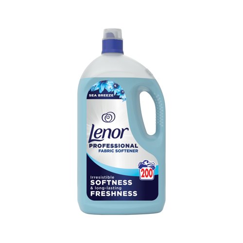Lenor Professional Fabric Softener Liquid 200 Wash 4L Sea Breeze (Pack of 2) C010424EA Lenor Professional Fabric Softener Liquid 200 Wash 4L Sea Breeze (Pack of 2) C010424EA