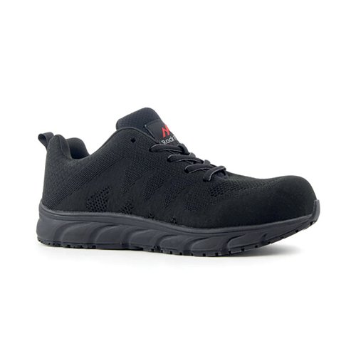 Rock Fall Apollo ESD Lightweight Safety Trainer Black 5 RF116/005 Rock Fall Apollo ESD Lightweight Safety Trainer Black 5 RF116/005