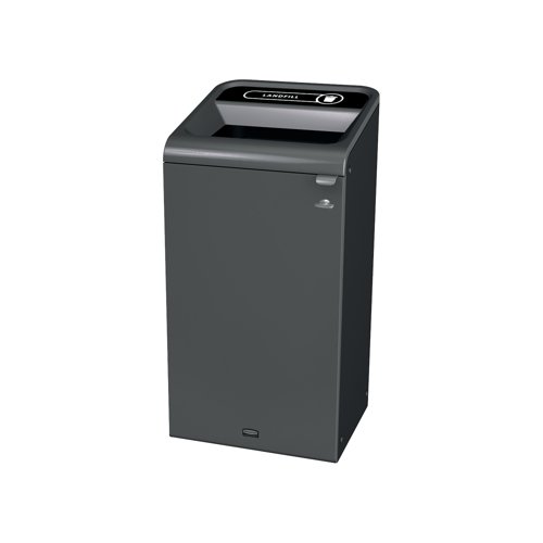 Rubbermaid Configure Container with Landfill Label 87L Black 2154757 Rubbermaid Configure Container with Landfill Label 87L Black 2154757
