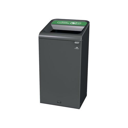 Rubbermaid Configure Container with Mixed Recycling Label 87L Green 2154758 Rubbermaid Configure Container with Mixed Recycling Label 87L Green 2154758