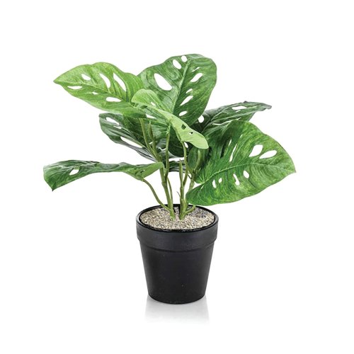 Tabletop Monstera Monkey Matte Lava Planter LLRMOM340/RDYLV Tabletop Monstera Monkey Matte Lava Planter LLRMOM340/RDYLV