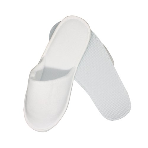 Economy White Terry Slipper Paper Band Closed Toe 30cm EVA Sole (Pack of 200) SUPCFY009 Economy White Terry Slipper Paper Band Closed Toe 30cm EVA Sole (Pack of 200) SUPCFY009