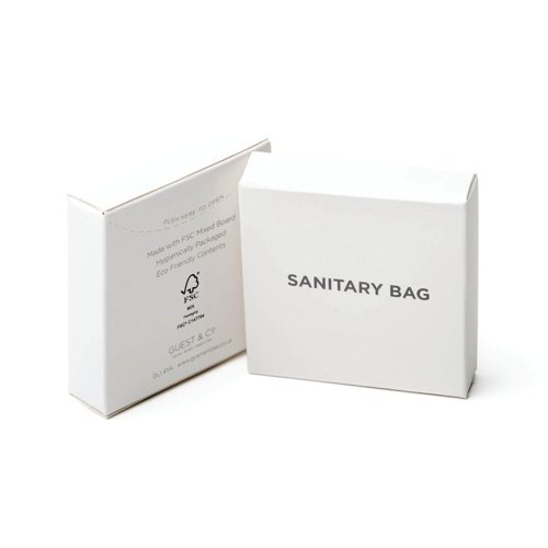 White Boxed Eco Sanitary Bag (Pack of 250) I018 White Boxed Eco Sanitary Bag (Pack of 250) I018