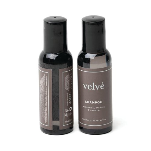 Velve Shampoo Bottle 40ml (Pack of 200) I021 Velve Shampoo Bottle 40ml (Pack of 200) I021