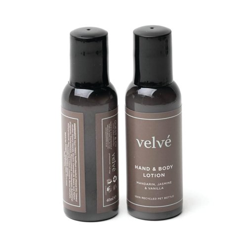 Velve Hand and Body Lotion Bottle 40ml (Pack of 200) I022 Velve Hand and Body Lotion Bottle 40ml (Pack of 200) I022
