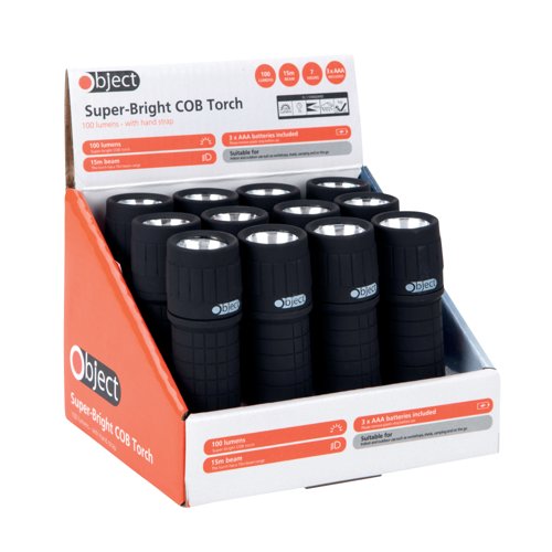 Object LED Torch 0.5 Watt 30 Lumens (12 Pack) SP073 Object LED Torch 0.5 Watt 30 Lumens (12 Pack) SP073