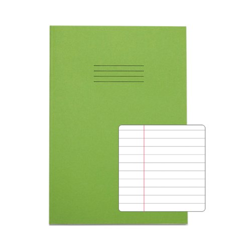 Rhino Exercise Book 80 Page 13x9in 8mm Ruled Light Green Contract (Pack of 50) VDUV080-238-8 Rhino Exercise Book 80 Page 13x9in 8mm Ruled Light Green Contract (Pack of 50) VDUV080-238-8