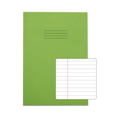 Rhino Exercise Book 80 Page A4 8mm Ruled Light Green Contract (Pack of 50) VEXV668-1205-6 Rhino Exercise Book 80 Page A4 8mm Ruled Light Green Contract (Pack of 50) VEXV668-1205-6