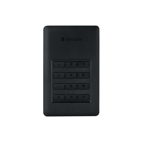 Verbatim Secure Portable HDD with Keypad Access 2TB 53403 Verbatim Secure Portable HDD with Keypad Access 2TB 53403