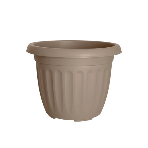Whitefurze 40cm Athens Round Planter Taupe G07R40TP Whitefurze 40cm Athens Round Planter Taupe G07R40TP