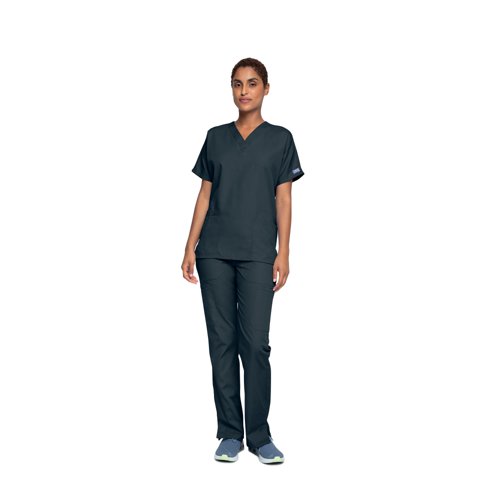 Cherokee Unisex Scrub Top Pewter 4XL CH4700/PEWT/4XL Cherokee Unisex Scrub Top Pewter 4XL CH4700/PEWT/4XL