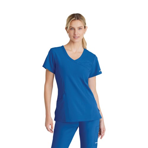Skechers Female V Neck Scrub Top Royal Blue M SK102/ROYA/M Skechers Female V Neck Scrub Top Royal Blue M SK102/ROYA/M