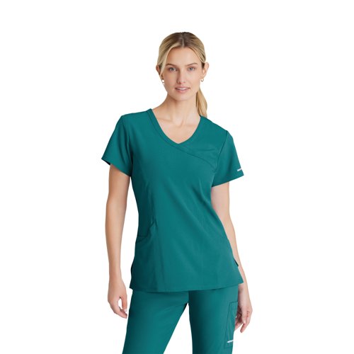 Skechers Female V Neck Scrub Top Teal Blue XXS SK102/TEAL/XXS Skechers Female V Neck Scrub Top Teal Blue XXS SK102/TEAL/XXS