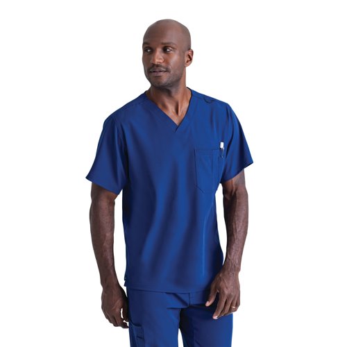 Skechers Unisex V Neck Scrub Top Navy XS SK0112/NAVY/XS Skechers Unisex V Neck Scrub Top Navy XS SK0112/NAVY/XS