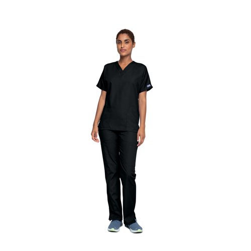 Cherokee Unisex Scrub Top Black L CH4700/BLAC/L Cherokee Unisex Scrub Top Black L CH4700/BLAC/L