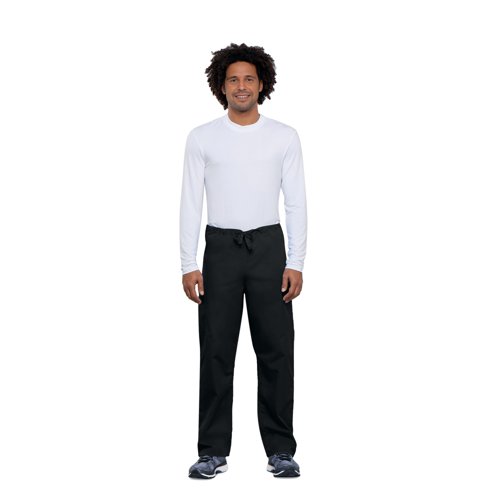 Cherokee Unisex Drawstring Scrub Trousers Black XS CH4100/BLAC/XS Cherokee Unisex Drawstring Scrub Trousers Black XS CH4100/BLAC/XS